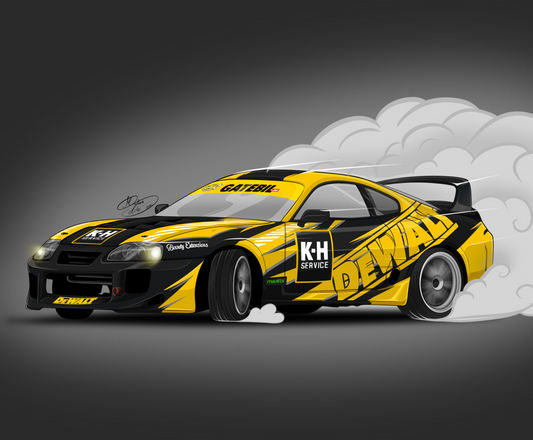 Cartoon Style - Bil i Action