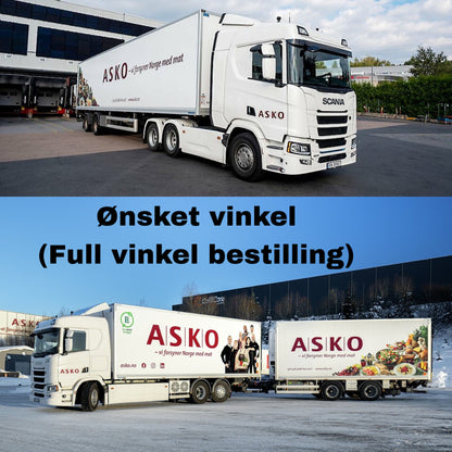 Tegnefilmstil - Lastebil