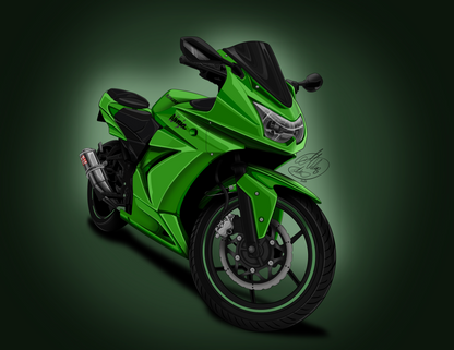 Tegneseriestil - Motorsykler